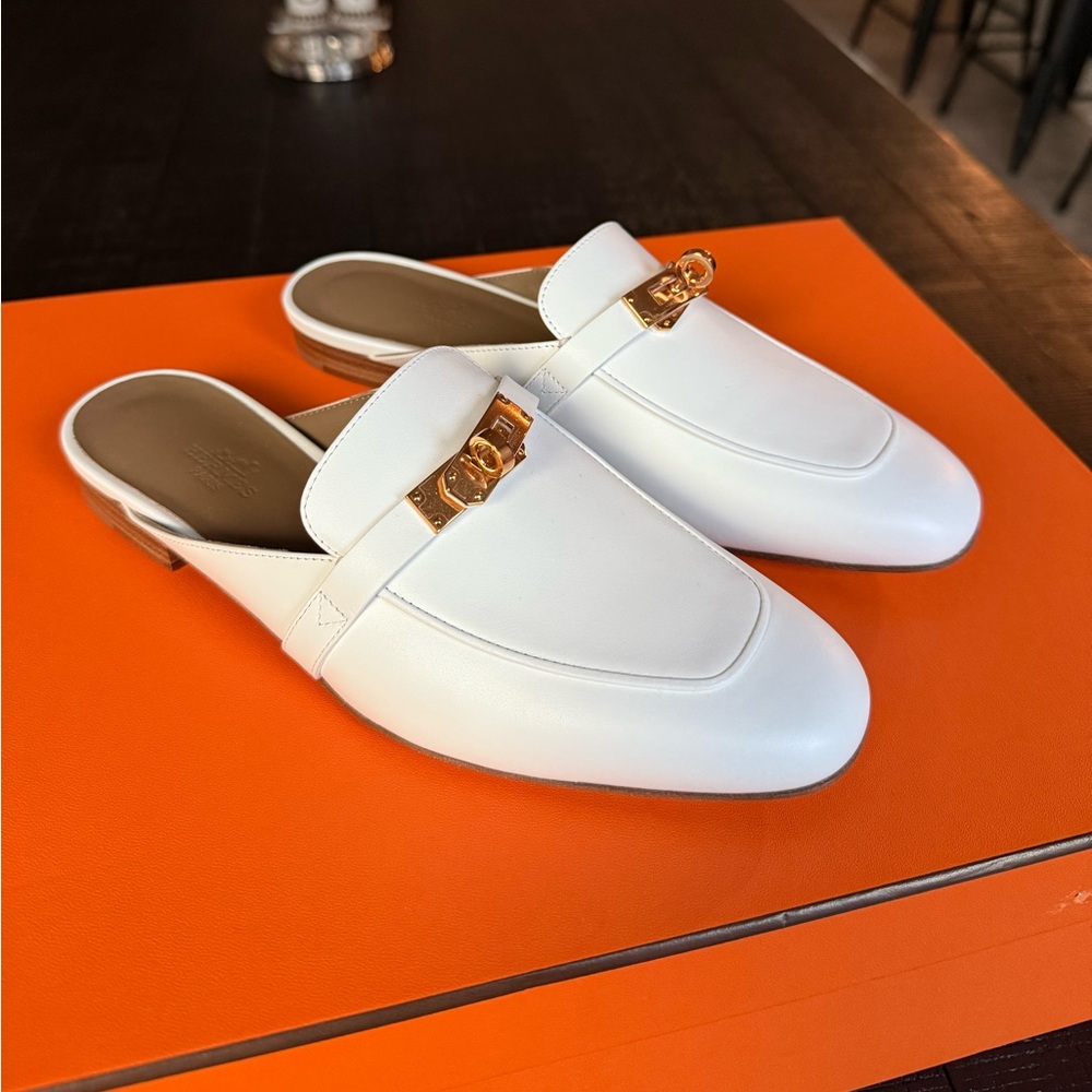 (SOLD)Hermes Kelly oz mule